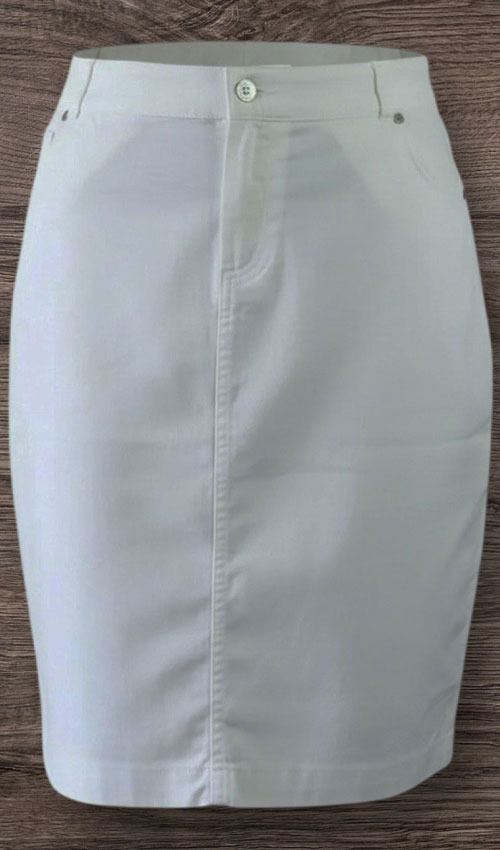 Beyaz Kot Etek