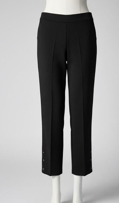 Düğme Detaylı Bilek Boy Sihirli Pantolon