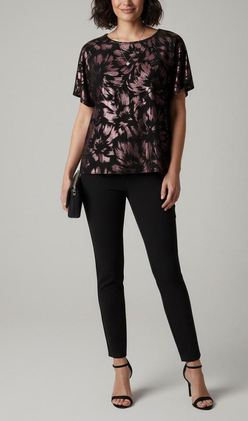 Varak Baskılı Bluz